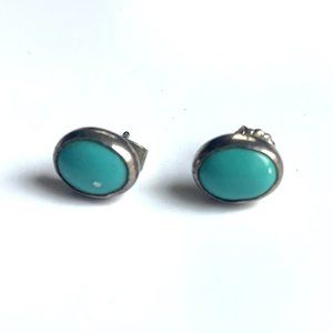 925 Sterling Silver Turquoise Earrings